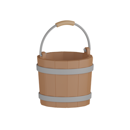 Seau d'eau  3D Icon