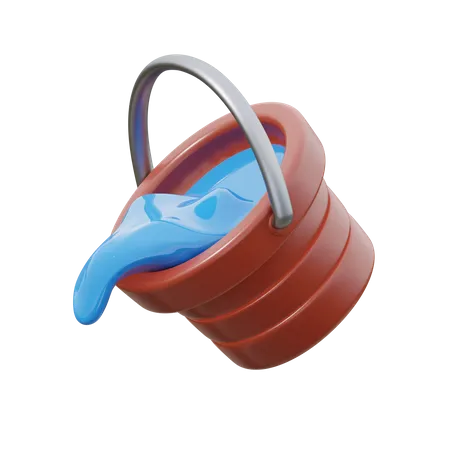 Seau d'eau  3D Icon