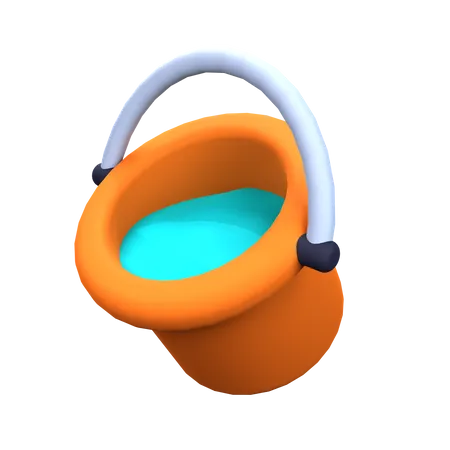 Seau d'eau  3D Icon