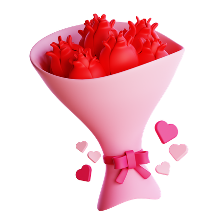 Seau à fleurs  3D Icon