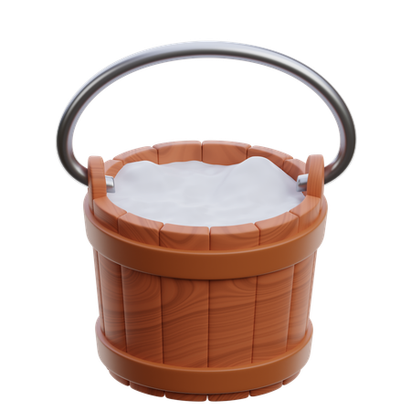 Seau à lait  3D Icon