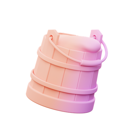 Seau à lait  3D Icon