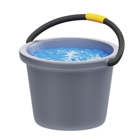 Seau d'eau  3D Icon