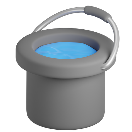 Seau d'eau  3D Icon