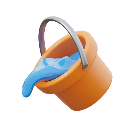 Seau d'eau  3D Icon