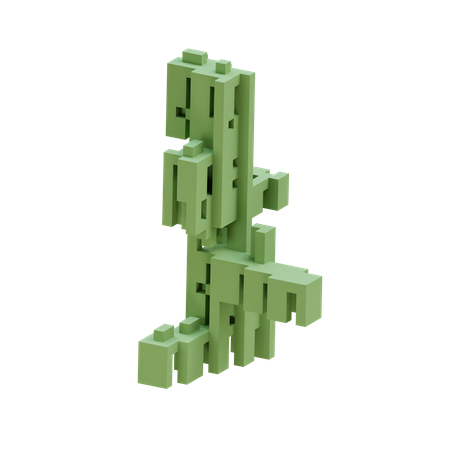 Seaweed Cell Fracture  3D Icon