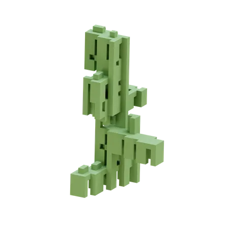 Seaweed Cell Fracture  3D Icon