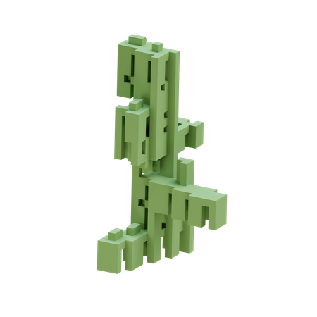 Seaweed Cell Fracture  3D Icon