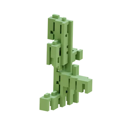 Seaweed Cell Fracture 3D Icon