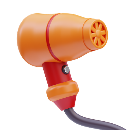 Secador de pelo  3D Icon