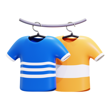 Secando ropa  3D Icon