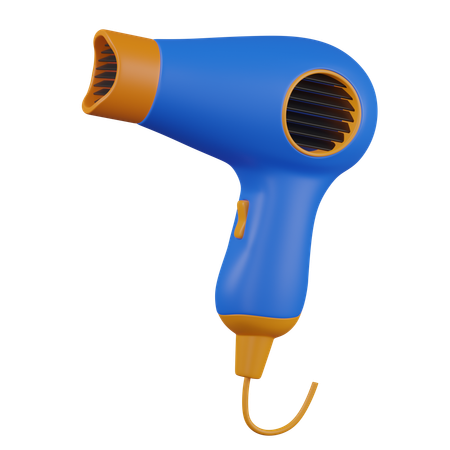 Sèche-cheveux  3D Icon