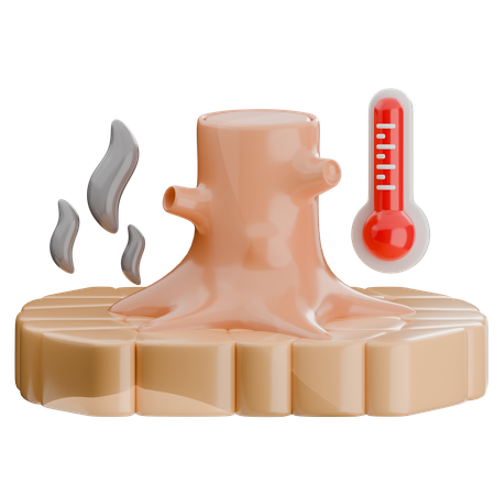 Sécheresse  3D Icon