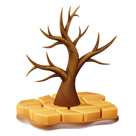 Sécheresse  3D Icon