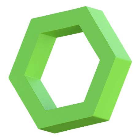 Hexagon  3D Icon