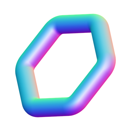 Sechseckform  3D Icon