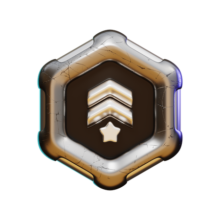 Second Level  3D Icon