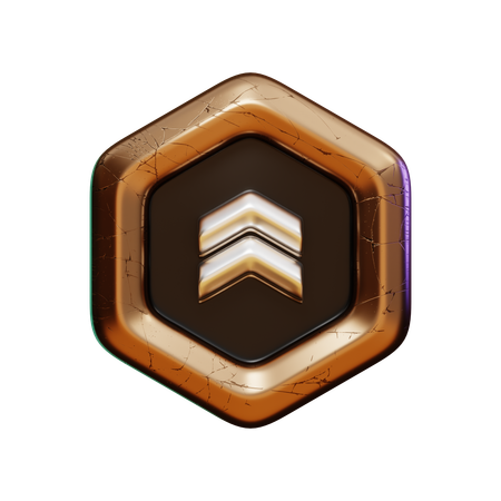 Second Level  3D Icon