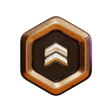 Second Level  3D Icon