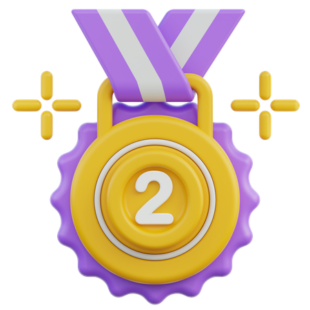 Second Place  3D Icon