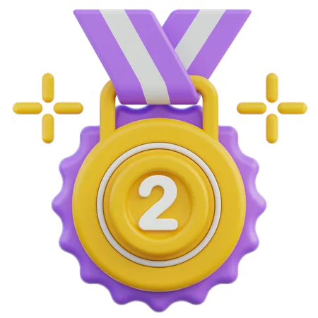 Second Place  3D Icon