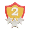 Second Place Badge