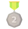 Second Place Silver Medal