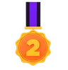 Second Position Medal