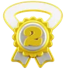 Second Position Medal