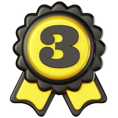 Second Position Medal  3D Icon