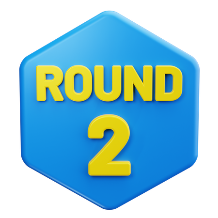 Second Round  3D Icon