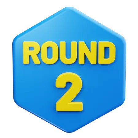 Second Round  3D Icon