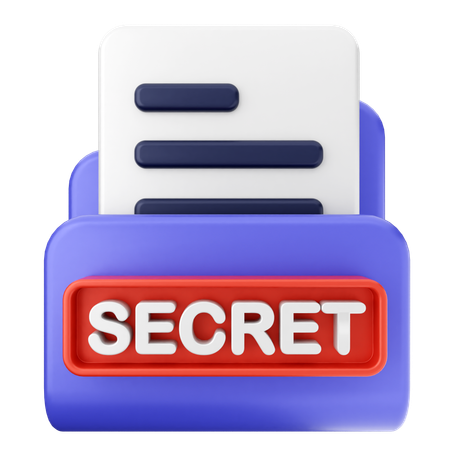 Secret Folder  3D Icon