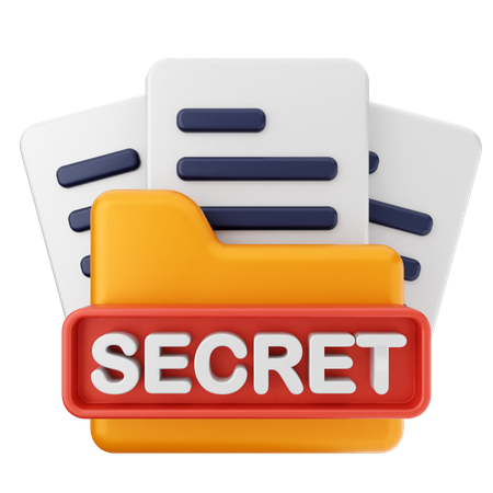 Secret Folder  3D Icon