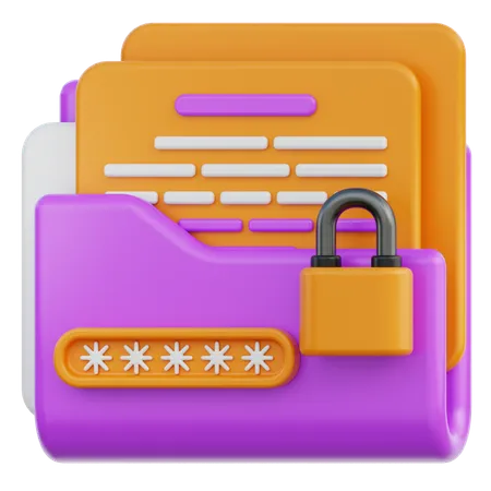 Secret folder  3D Icon