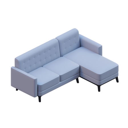 Sectional Sofa  3D Icon