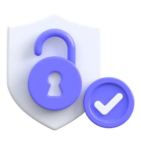 Secure  3D Icon