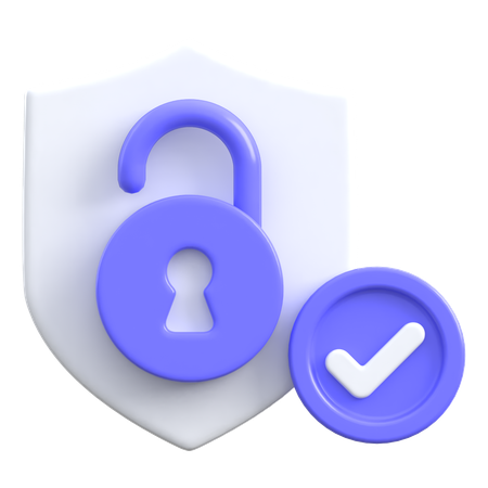 Secure  3D Icon
