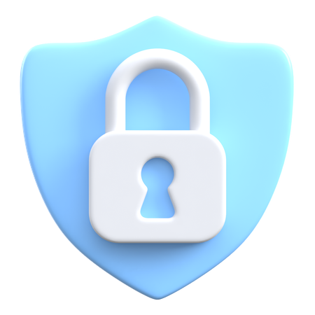 Secure  3D Icon