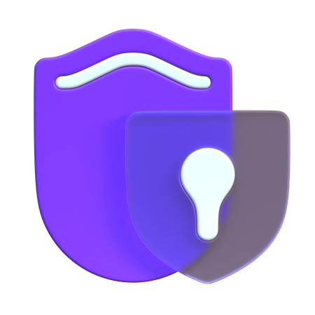 Secure  3D Icon