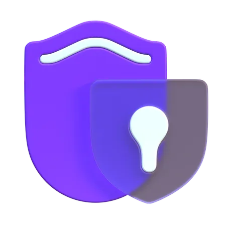 Secure  3D Icon