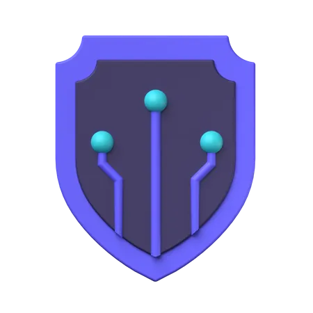 Secure Ai  3D Icon