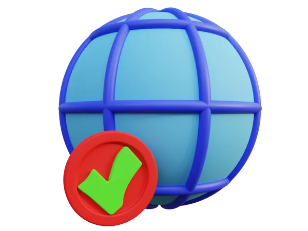 Secure Browser  3D Icon