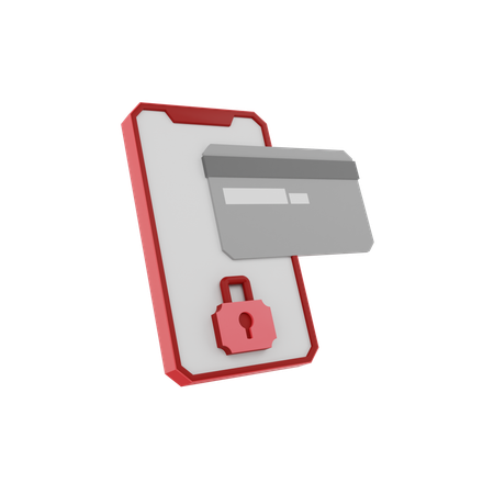 Secure Card  3D Icon