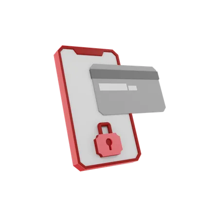 Secure Card  3D Icon