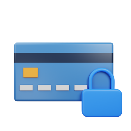 Secure Card 3D Icon