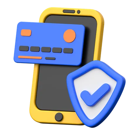Secure Card Payment  3D Icon