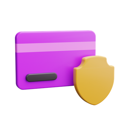 Secure Card Payment  3D Icon