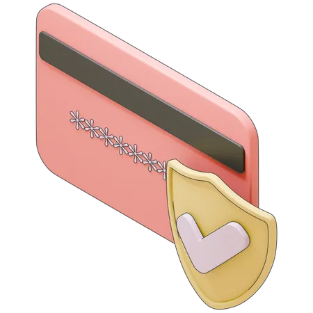 Secure Card Payment  3D Icon