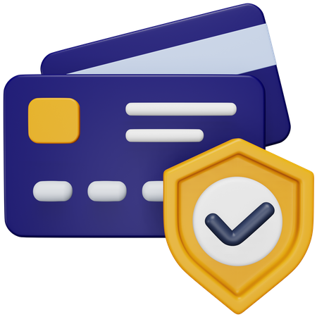 Secure Card Payment  3D Icon